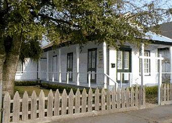 The Kate Lobrano House on Cue Street, home to the Hancock County Historical Society