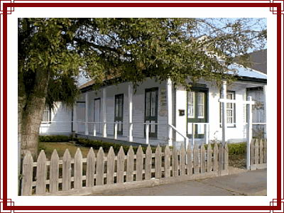 The Kate Lobrano House on Cue Street, home to the Hancock County Historical Society