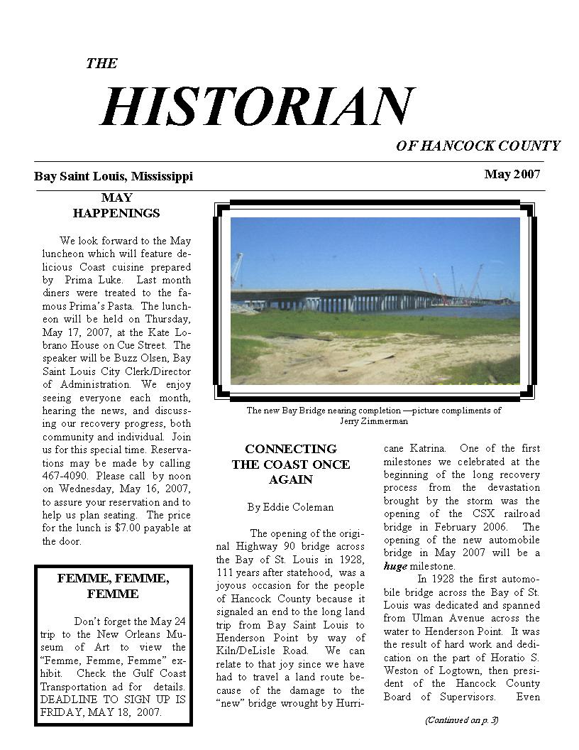 Historian 07-05 page 1