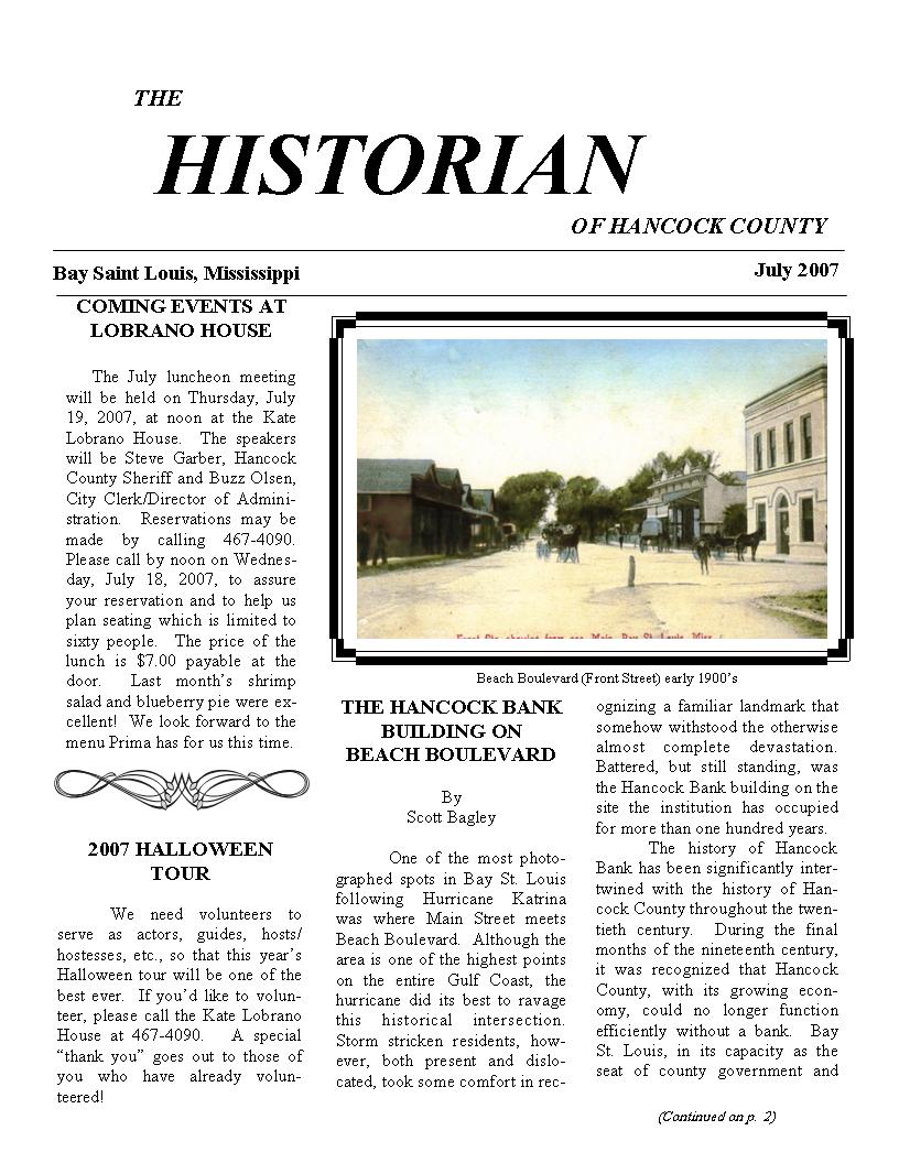 Historian 07-07 page 1