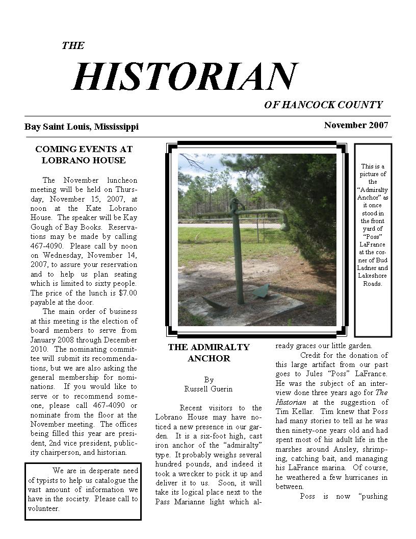 Historian 07-11 page 1