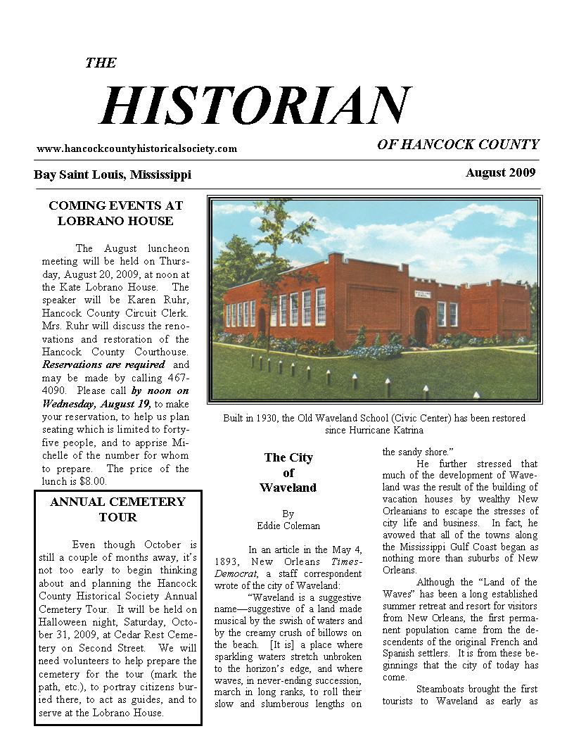 Historian 09-08 page 1